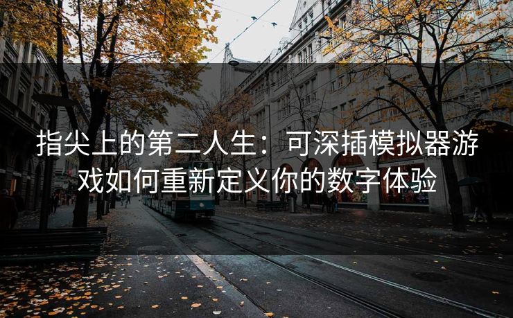 指尖上的第二人生：可深插模拟器游戏如何重新定义你的数字体验