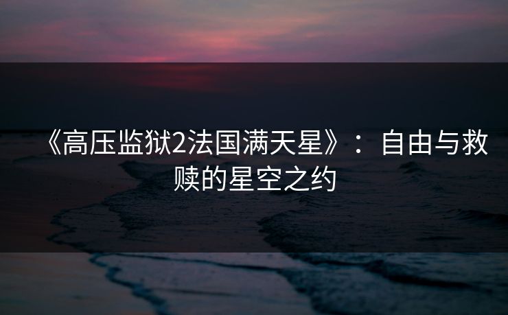 《高压监狱2法国满天星》：自由与救赎的星空之约