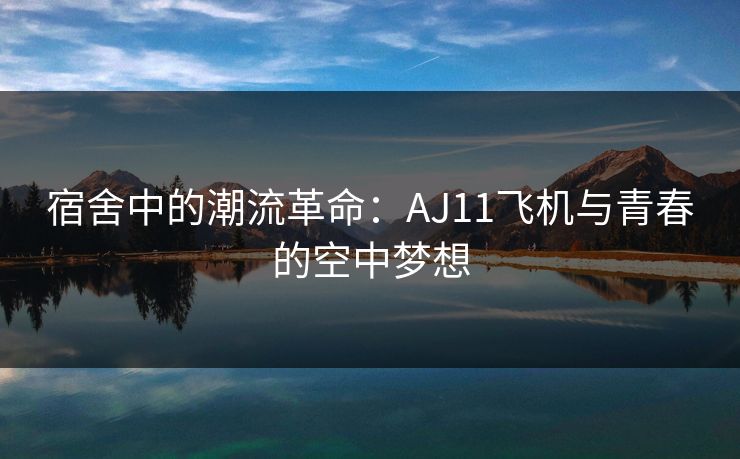 宿舍中的潮流革命：AJ11飞机与青春的空中梦想
