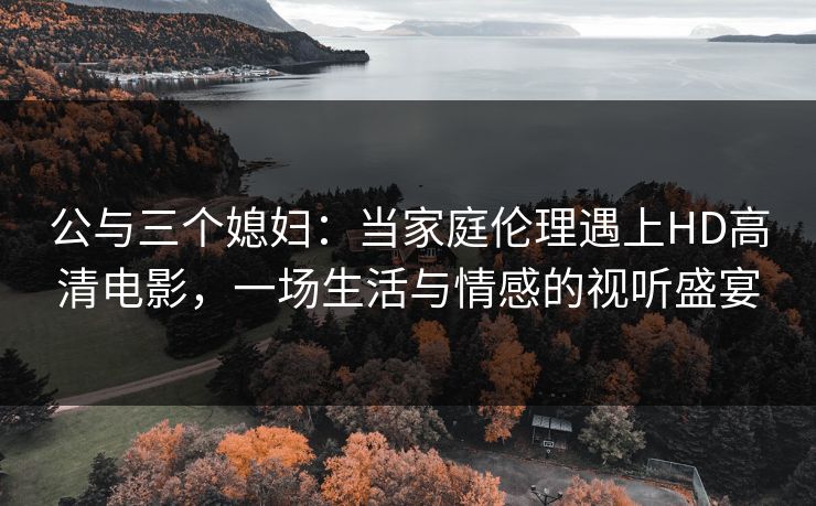 公与三个媳妇：当家庭伦理遇上HD高清电影，一场生活与情感的视听盛宴