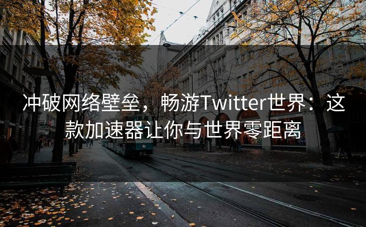 冲破网络壁垒，畅游Twitter世界：这款加速器让你与世界零距离